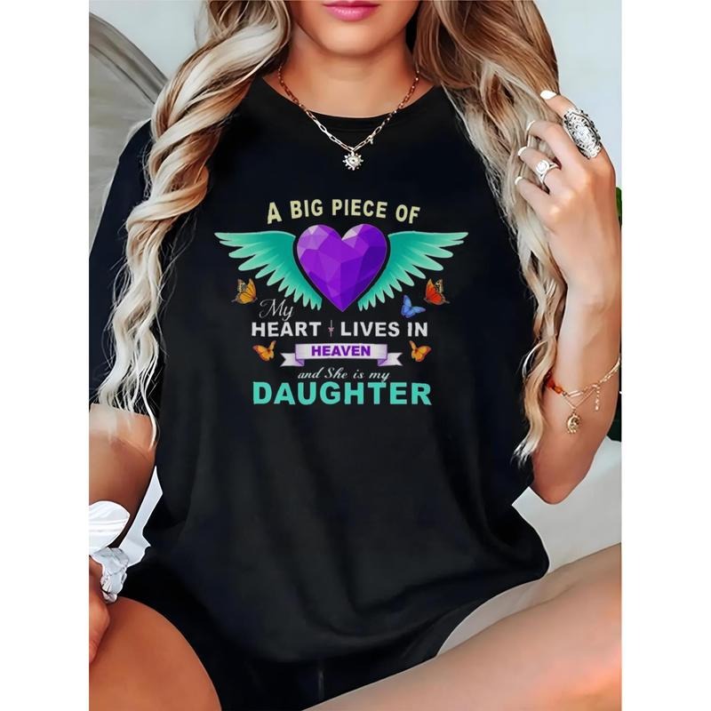 Angel Red plumber brand Heaven Tribute T-Shirt for Women