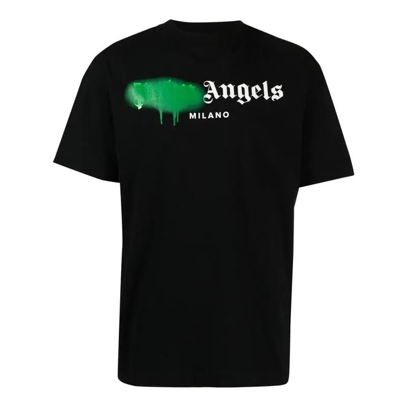 Angels Milano sprayed-logo T-shirt Hoodie, Sweatshirt | RetroVerseTees.com