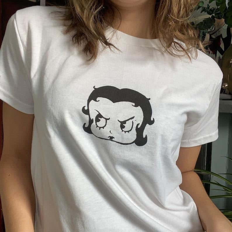 Angry Betty Baby Tee, Leo Fitted Tshirt, Historical Graphic Tee Fit Streetwear Hoodie, Sweatshirt | RetroVerseTees.com
