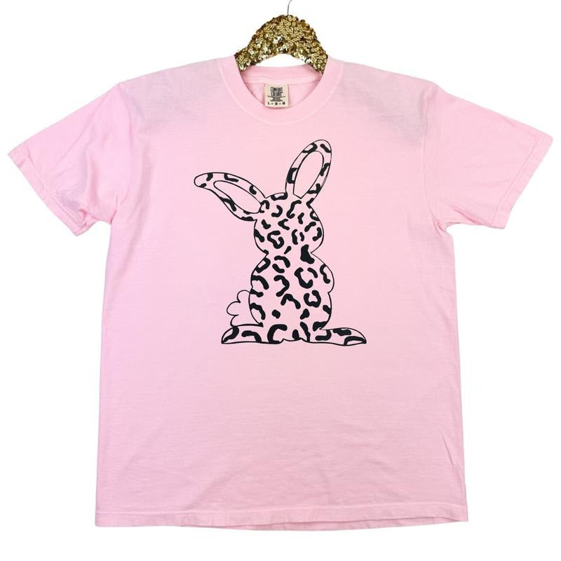 Animal Print Bunny Comfort Colors T-Shirt Hoodie, Sweatshirt | RetroVerseTees.com