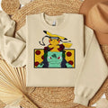 Anime Embroidered Sweatshirt, Anime Embroidered shirt, Manga Shirt, Gift For Fan Hoodie | RetroVerseTees.com