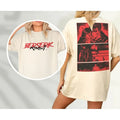 Anime Graphic T-Shirt, Grunge 90s Japanese Manga Tee Shirt with back Print, Go Berserk for Retro Character Streetwear...