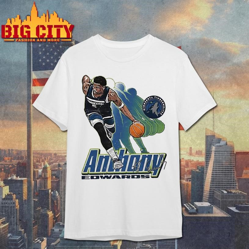 Anthony Edwards Minnesota Timberwolves Signature 5 Retro Vibe shirt