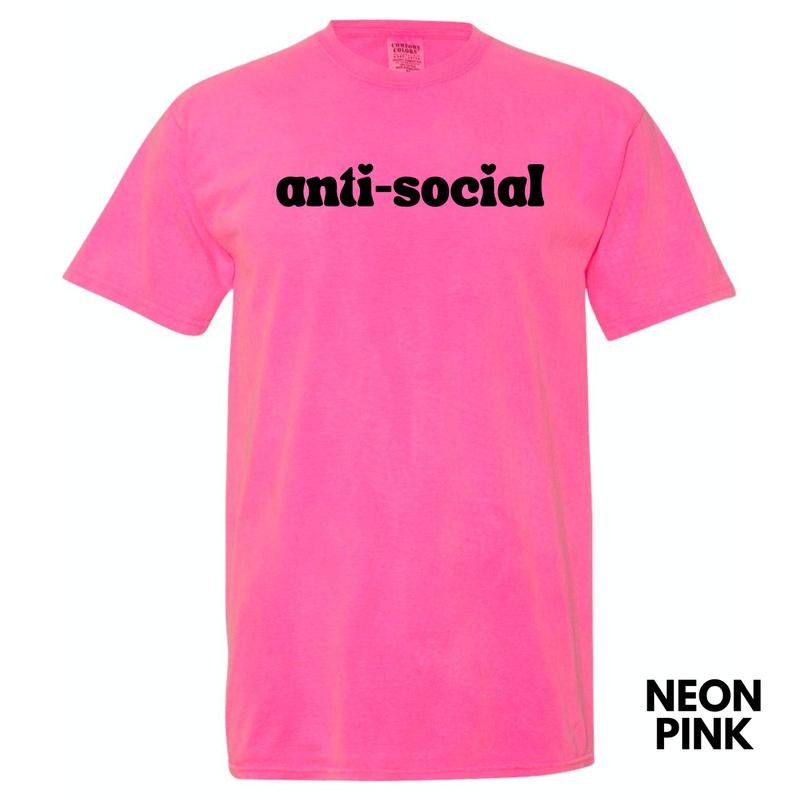 Anti-Social Comfort Colors T-Shirt 'NLB' Hoodie, Sweatshirt | RetroVerseTees.com