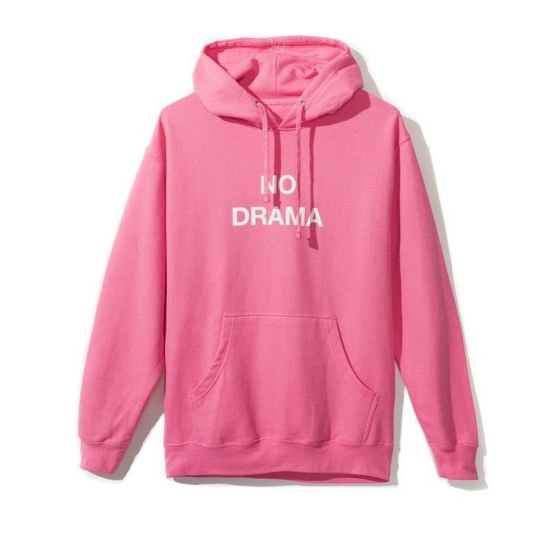 Anti Social Social Club No Drama Dramatic Hoodie Pink (ASSW385) Men Size S-XL T-Shirts, Sweatshirt | RetroVerseTees.com