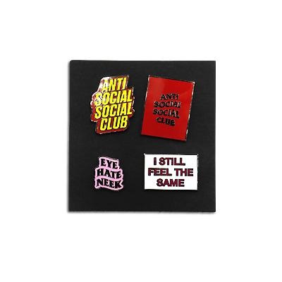 Anti Social Social Club Pin Set (ASSP109) One Size T-Shirts, Hoodie, Sweatshirt | RetroVerseTees.com