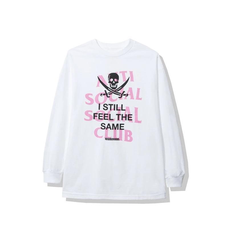 Antisocial Social Club X NEIGHBORHOOD BLACK JACK LONG SLEEVE WHITE TEE Hoodie, Sweatshirt | RetroVerseTees.com