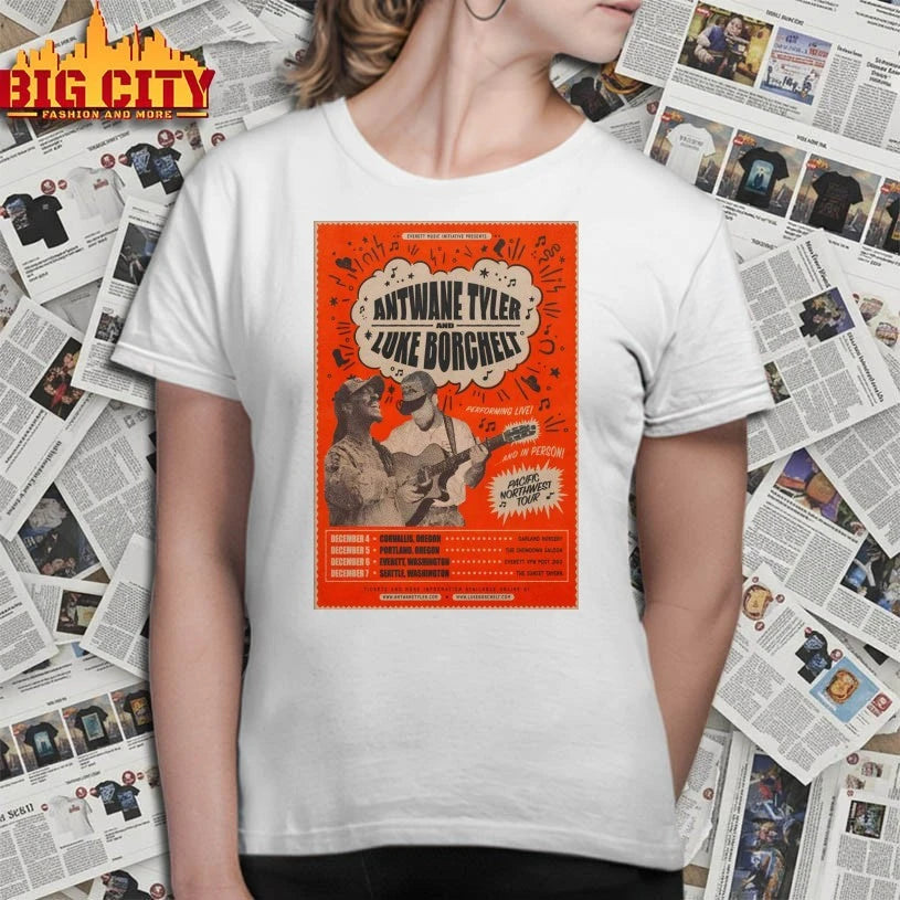 Antwane Tyler And Luke Borchelt Oregon And Washington Shows On Dec 4-7 2025 Poster shirt