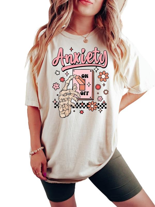 Anxiety On Shirt, Funny Shirt, Mental Health Awareness Shirt Hoodie, Sweatshirt | RetroVerseTees.com