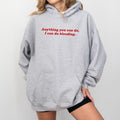 Anything You Can Do I Can Do Bleeding Hoodie, Funny Feminist Hoodies for Women, Women's Right Tops, Girl's Power...