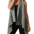 Aoysky Women'WB shield Sleeveless Knitted Poncho Sweater Vest Open Front Draped Shawl Kimono Cardigan Sweaters Capes...