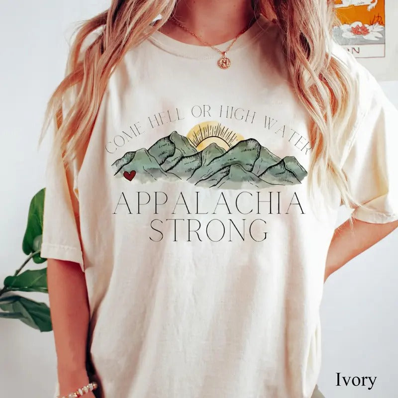Appalachia Strong Mountain T-Shirt, North Carolina Hurricane Helene T-Shirt, North Carolina Strong SweaT-Shirt, Gift For...