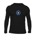 Arc Reactor Stark Industries Long Sleeve Men's T-Shirt Casual Classic Hoodie, Sweatshirt | RetroVerseTees.com