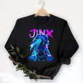 Arcane Jinx Hoodie Unisex Shirt Jinx Jumper Black Shirt Pullover Apparel Merch, Trendy Outfits, Stay Ahead of the Game,...