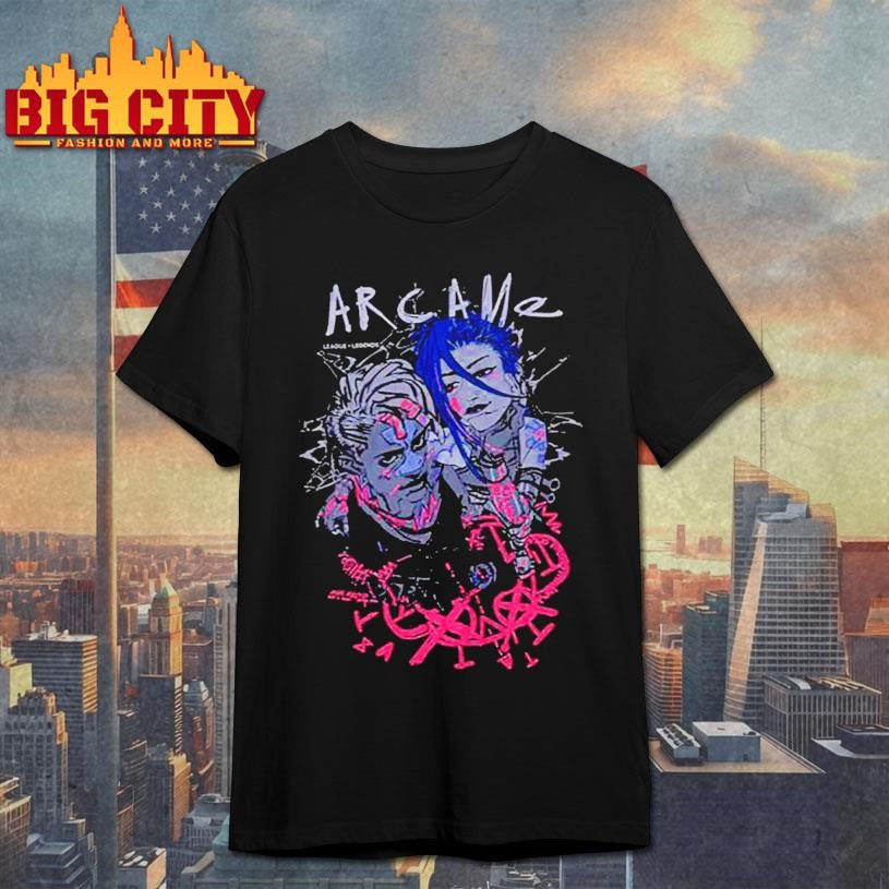 Arcane League of Legends Jinx Ekko Shirt