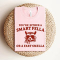 Are You A Smart Fella Or Fart Smella? Retro Cartoon T Shirt, Weird T Shirt, Meme T Shirt, Trash Panda T Shirt, Unisex...