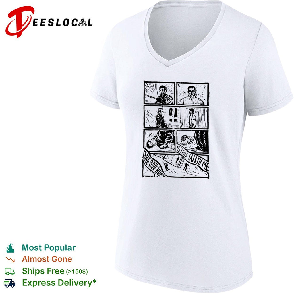 Are You Hurt Stay With Me Comic Panel shirt
