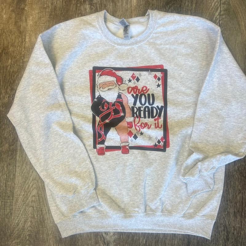 Are You Ready For It Santa Reputation Tee Hoodie, Sweatshirt | RetroVerseTees.com