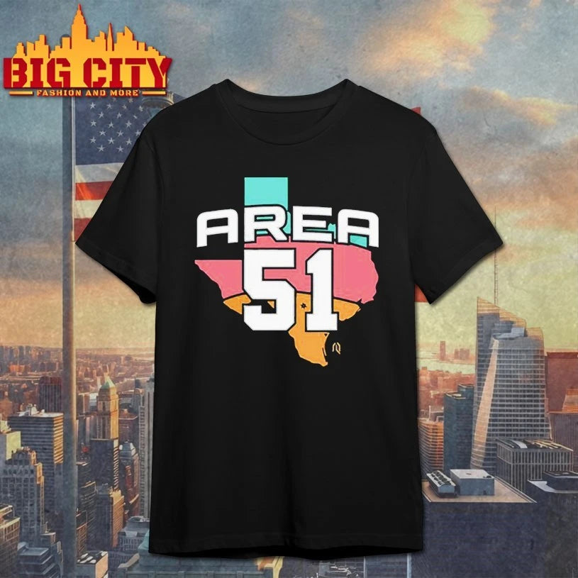 Area 51 Texas Map shirt