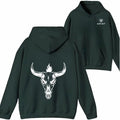 Ariat Hoodie Sweatshirt T shirt- Bold Skull and Flames Design, Unisex, Perfect for Casual Wear and Outdoor Adventures