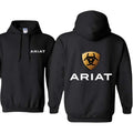 Ariat Hoodie, Luxurious gold logo design, ideal for outdoor activities and premium fashion style T-Shirts, Sweatshirt