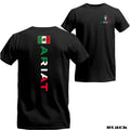 Ariat T-Shirt with Mexico Flag Patch and Stylish ARIAT Logo, Perfect for a Bold Look