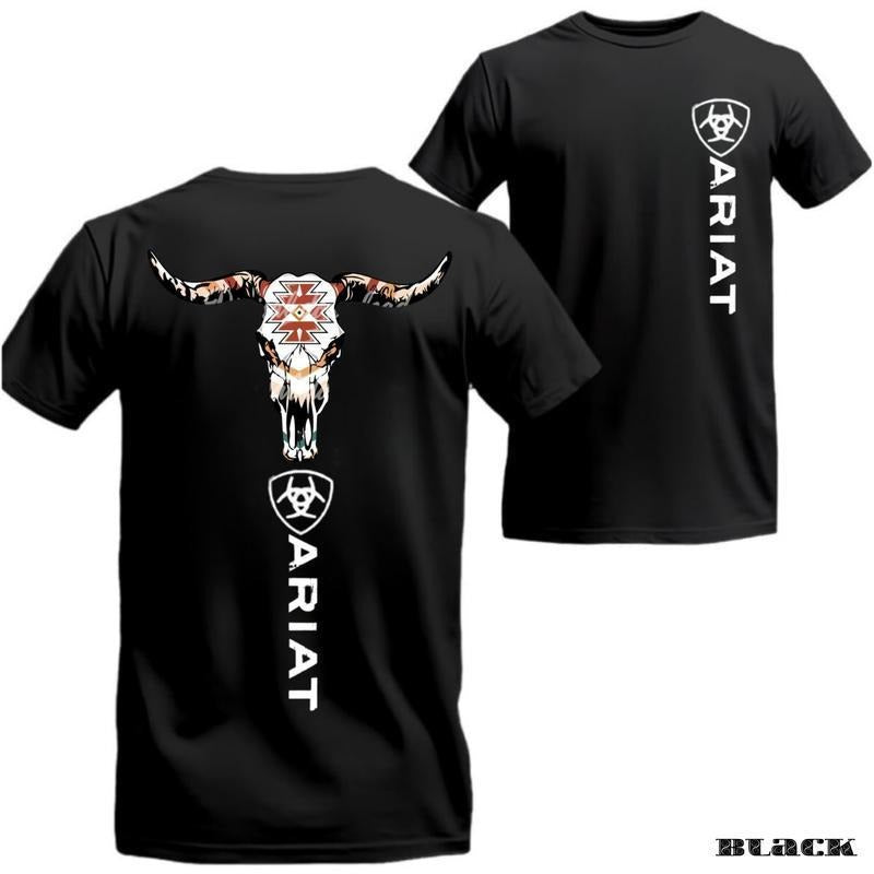 Ariat T-Shirt, Crisp Detailing, Daily Wear, Fashion For All Genders Hoodie, Sweatshirt | RetroVerseTees.com