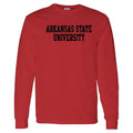 Arkansas State Red Wolves Basic Block Unisex T-shirt Sweatshirt Hoodie 7 | RetroVerseTees.com