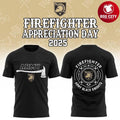 Army Black Knights Firefighter Day Of 2025 Appreciation Two Sided Shirt