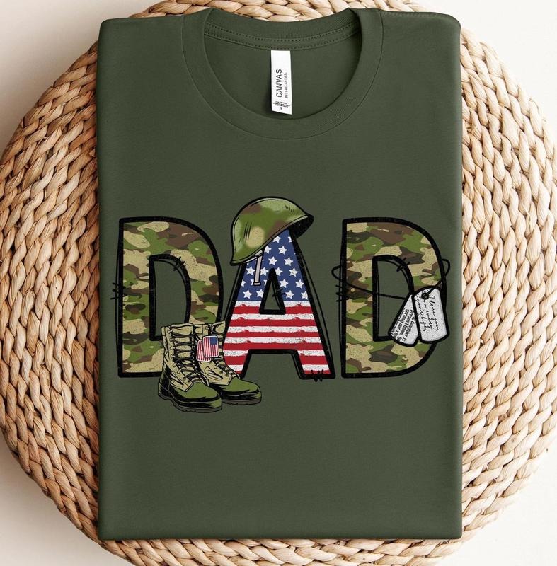 Army Dad Gift, Deployment Gift,Father Day Army Dad Shirt, Homecoming Gift,Proud Army Dad, Military Family, Military Dad...