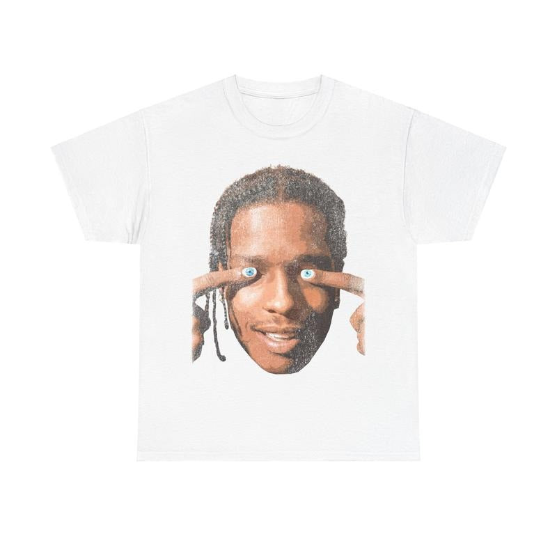 Asap Rocky Nails Eyes T-Shirt Unisex Trippy Hip-Hop Style Graphic Bootleg Hoodie, Sweatshirt | RetroVerseTees.com