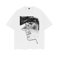 Ashita no Joe "Profile" Heavyweight Vintage Tee 100% Cotton OVERSIZED Anime T-shirt Menswear Top Crew Necks Tshirt Casual...
