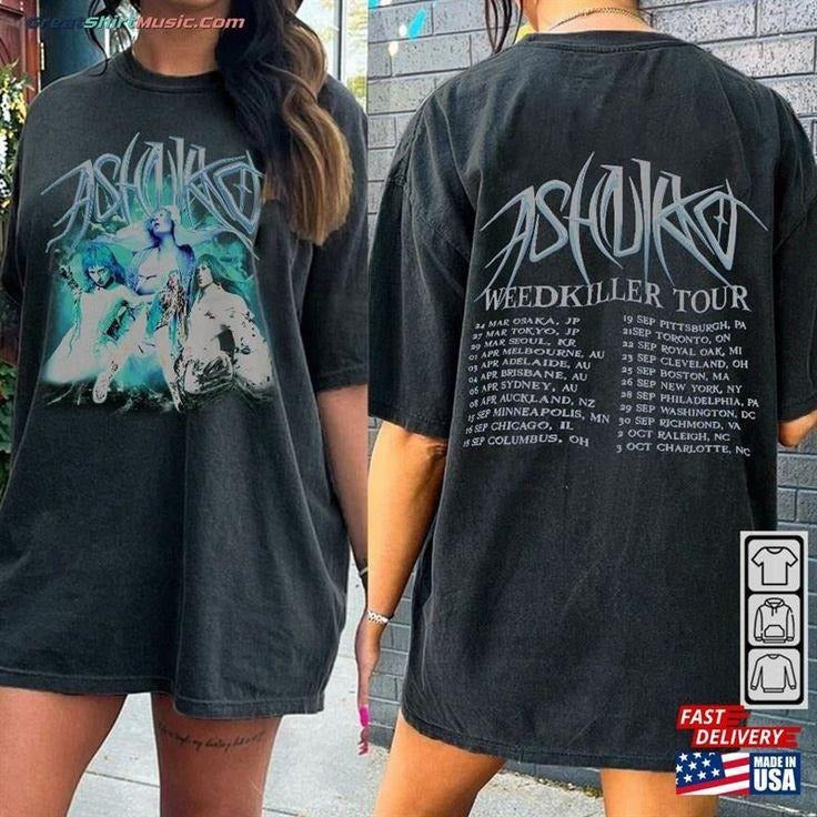 Ashnikko Music Shirt 2Side Weedkiller Tour tshirt Hoodie, Sweatshirt | RetroVerseTees.com