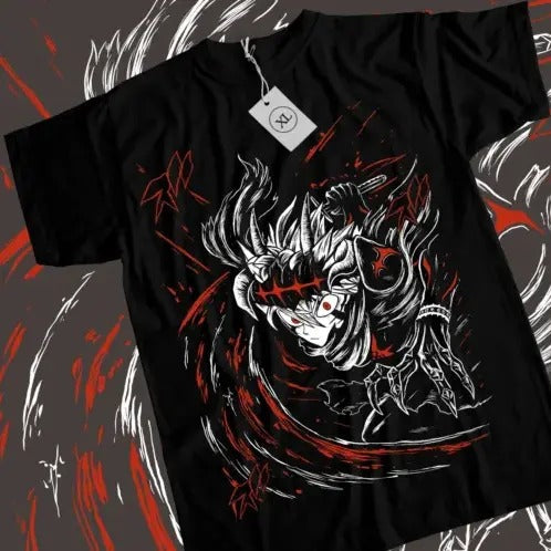 Asta Yuno T-shirt Black Clover Top Anime Manga Girl Gifts Black Shirt All Size Hoodie, Sweatshirt | RetroVerseTees.com