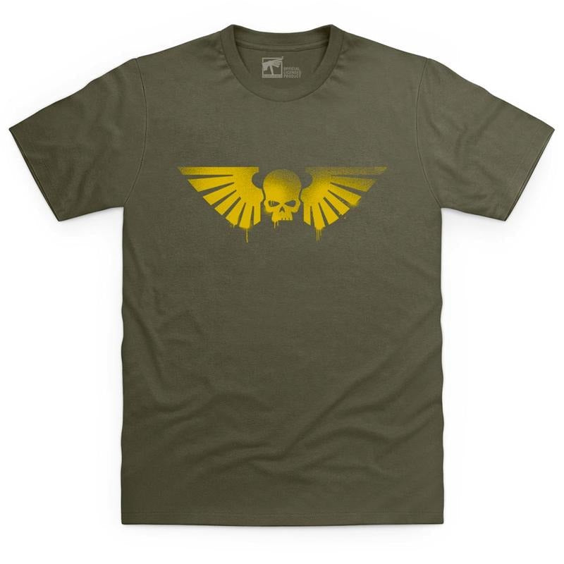 Astra Militarum Graffiti Insignia T Shirt - MERCH Streetwear Hoodie, Sweatshirt | RetroVerseTees.com