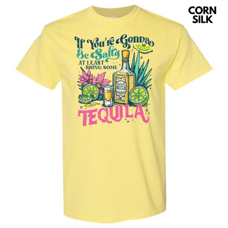 At Least Bring Tequila Gildan Short Sleeve T-Shirt Hoodie, Sweatshirt | RetroVerseTees.com