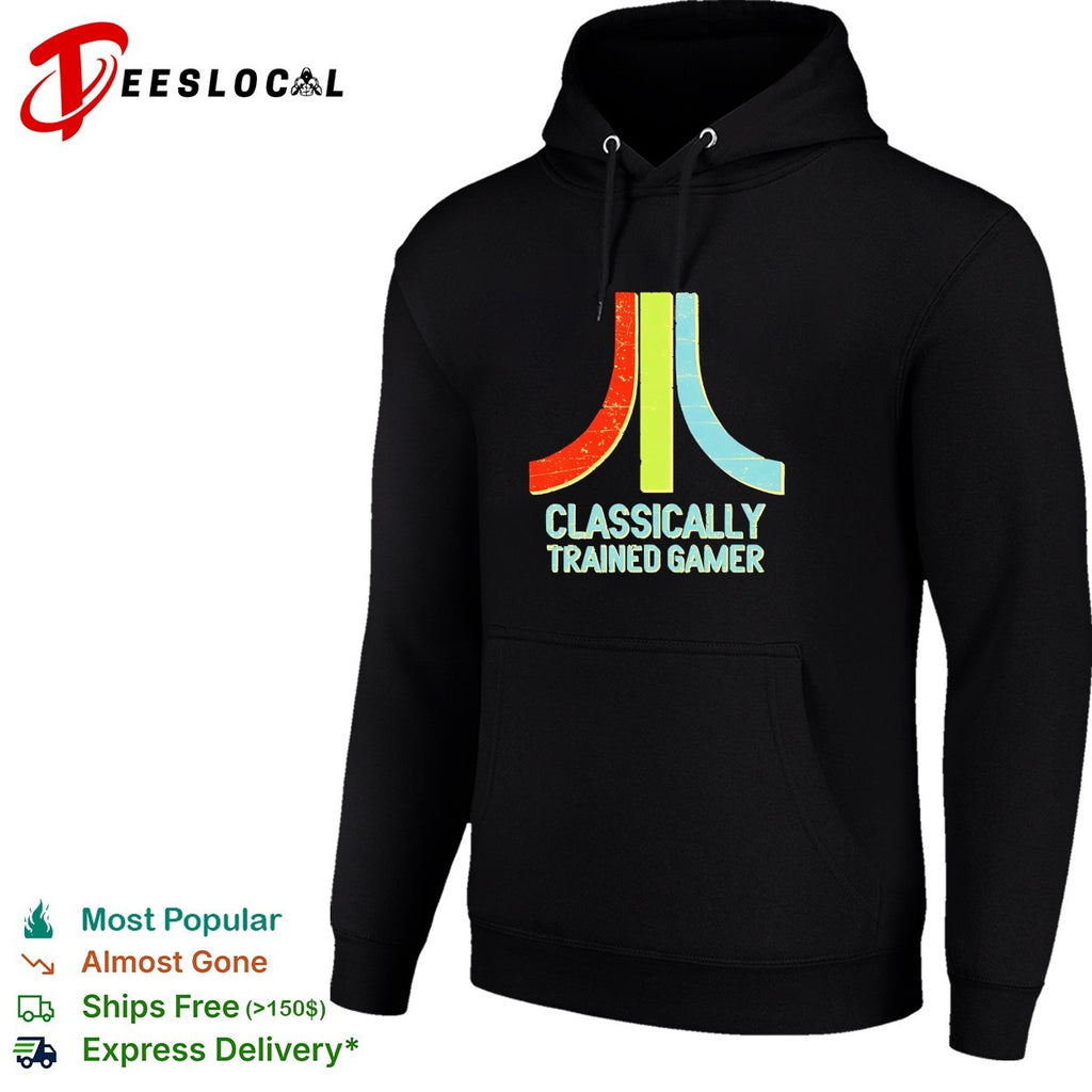 Atari classically trained gamer logo shirt