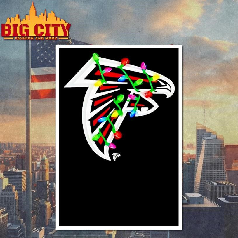 Atlanta Falcons Logo Holiday Lights Shirt