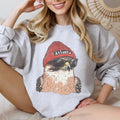 Atlanta Spiky hair fighters Crewneck Sweatshirt, Vintage Sports Fan Apparel, Trendy Game Day Gift, Unisex Atlanta...