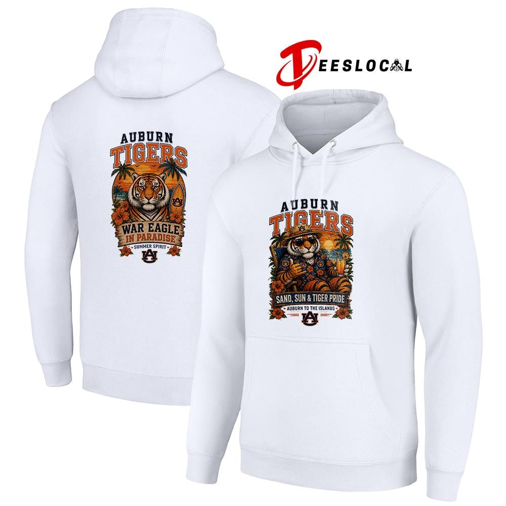 Auburn Tigers san and sun Auburn to the islands tropical paradise shirt