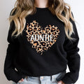 Auntie Leopard Heart Sweatshirt, New Aunt Gift Hoodie, Tia Birthday Gift Sweatshirt, Sister Sweatshirt, Aunt To Be...
