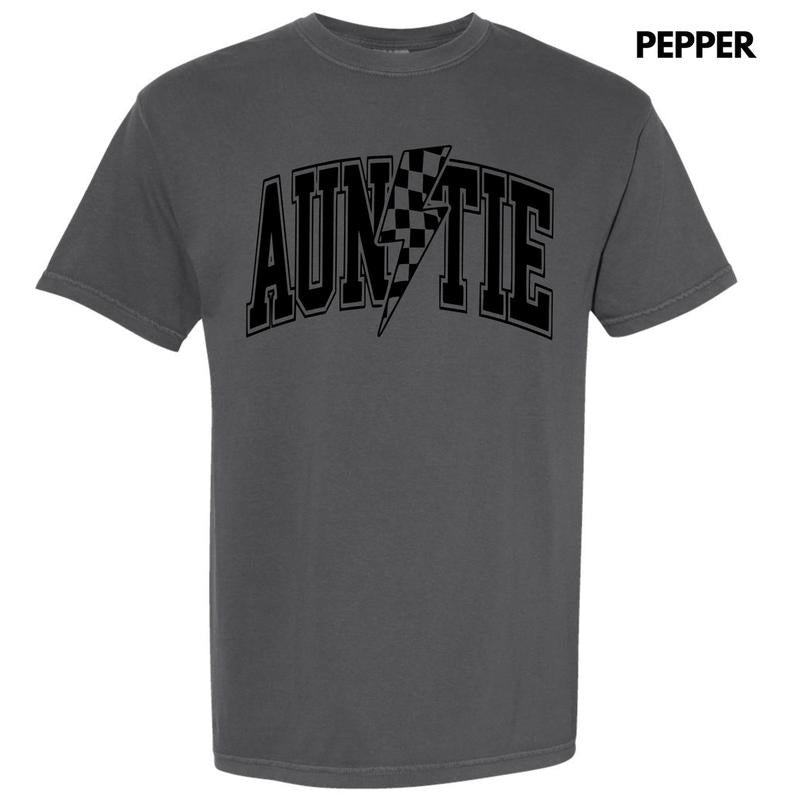 Auntie Lightning Bolt Comfort Colors T-Shirt 'NLB' Hoodie, Sweatshirt | RetroVerseTees.com