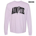 Auntie Lightning Bolt Long Sleeve Comfort Colors T-Shirt 'NLB' Hoodie, Sweatshirt | RetroVerseTees.com
