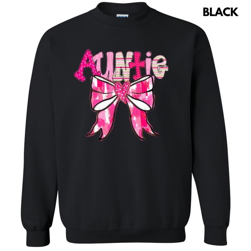 Auntie Valentine Coquette Sweatshirt T-Shirts, Hoodie | RetroVerseTees.com