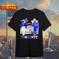 Auston Matthews Maple Leafs vs Vladimir Guerrero Jr Blue Jays Signatures Shirt