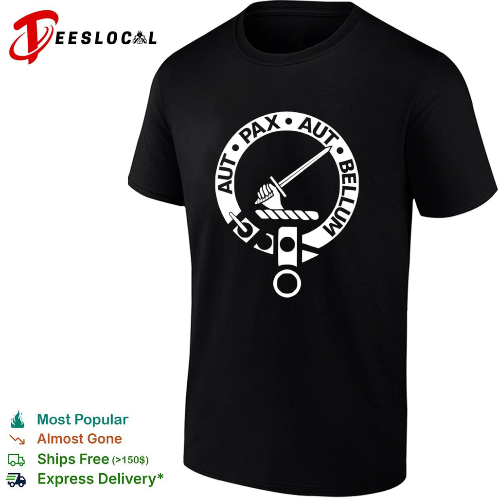 Aut Pax Aut Bellum Clan Crest Latin Motto shirt