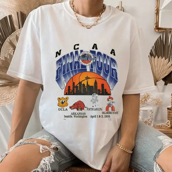 Authentic Classic 1995 NCAA Final Four Unisex T-Shirt - Menswear Top Hoodie, Sweatshirt | RetroVerseTees.com