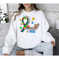 Autism Awareness Sweatshirt, Awareness Hoodie, Be Kind Shirt,  I Would Not Change You for The World | RetroVerseTees.com