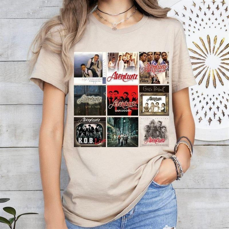Aventura Albums Shirt, Aventura Cerrando Ciclos 2024, God's Project Album Shirt, Aventura Blusa, Aventura 2024, Unisex...