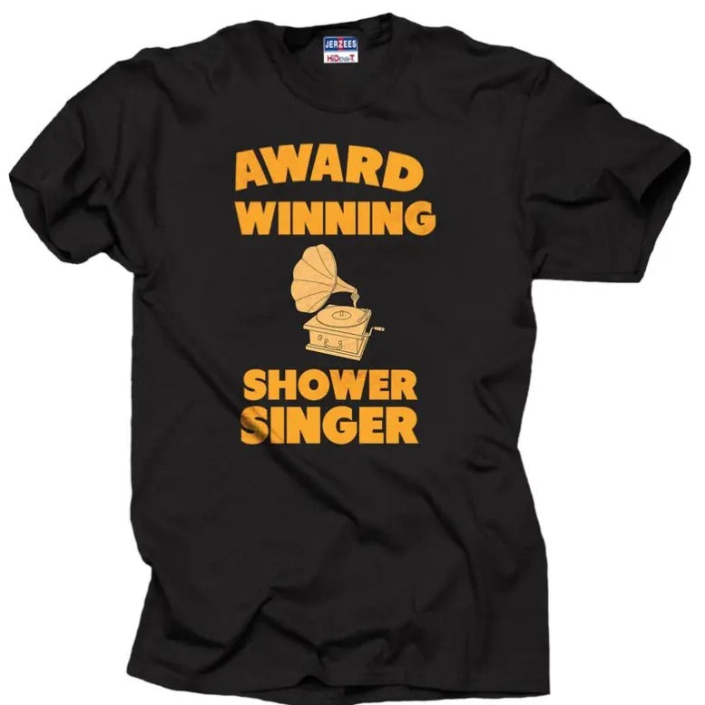 Award Winning Shower Singer T-shirt Funny T-shirt Singer shirt Hoodie, Sweatshirt | RetroVerseTees.com